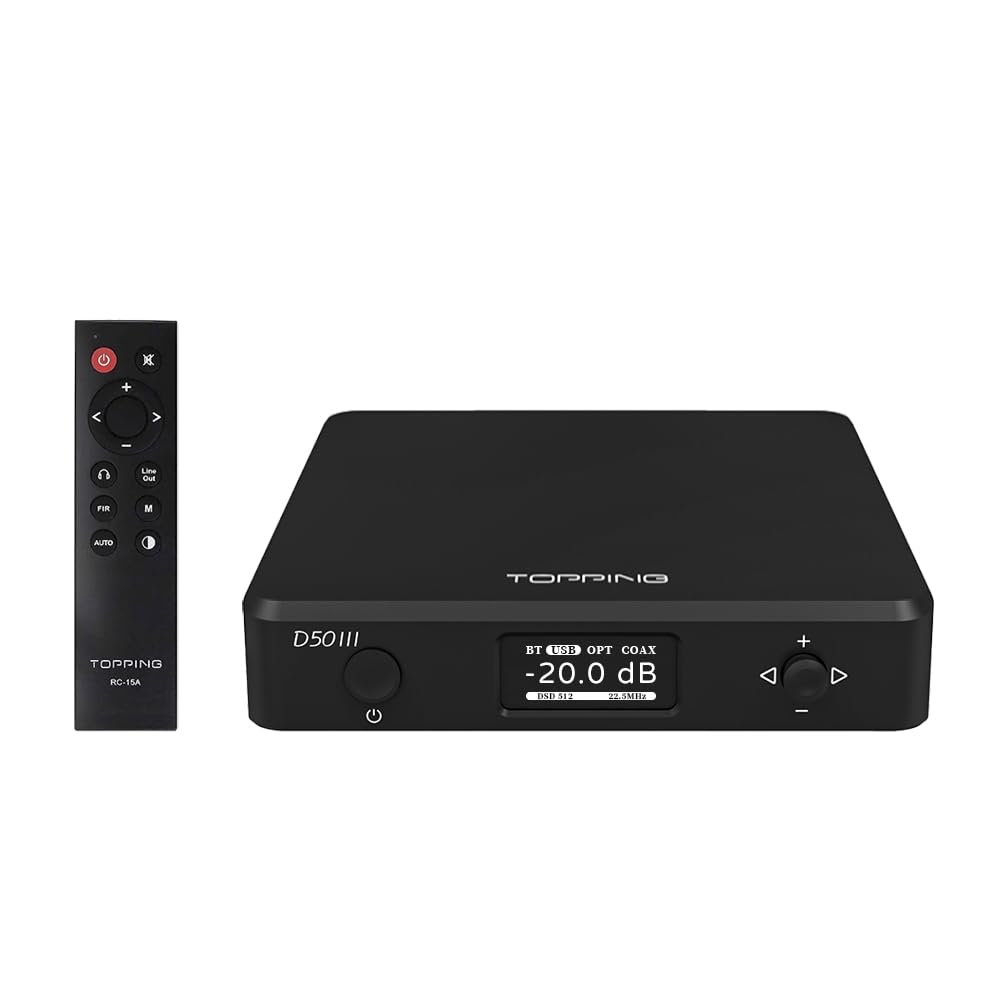 Black USB BT5.1 Optical Coaxial RCA TRS Audio DAC E949