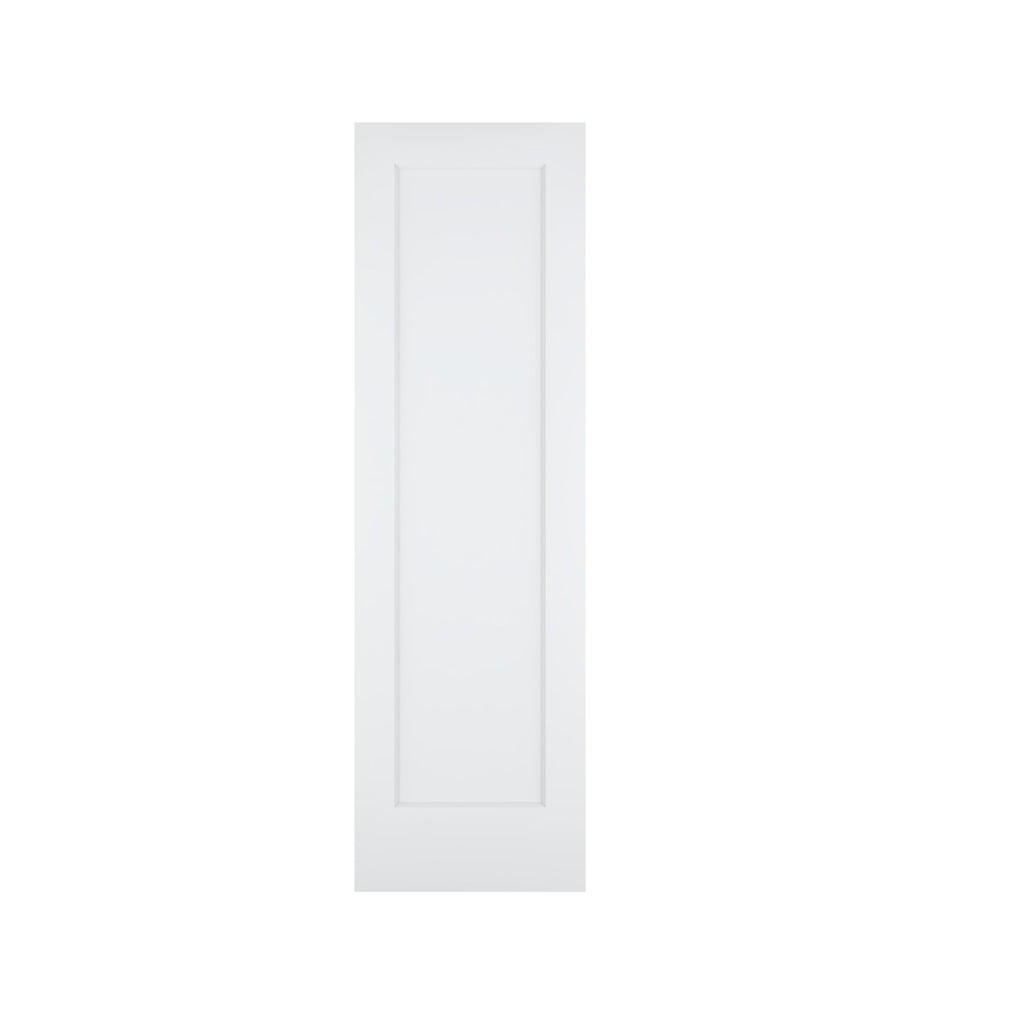 24"x80" 1-Panel Shaker Style White Primed Hollow Core Interior Door Slab F609