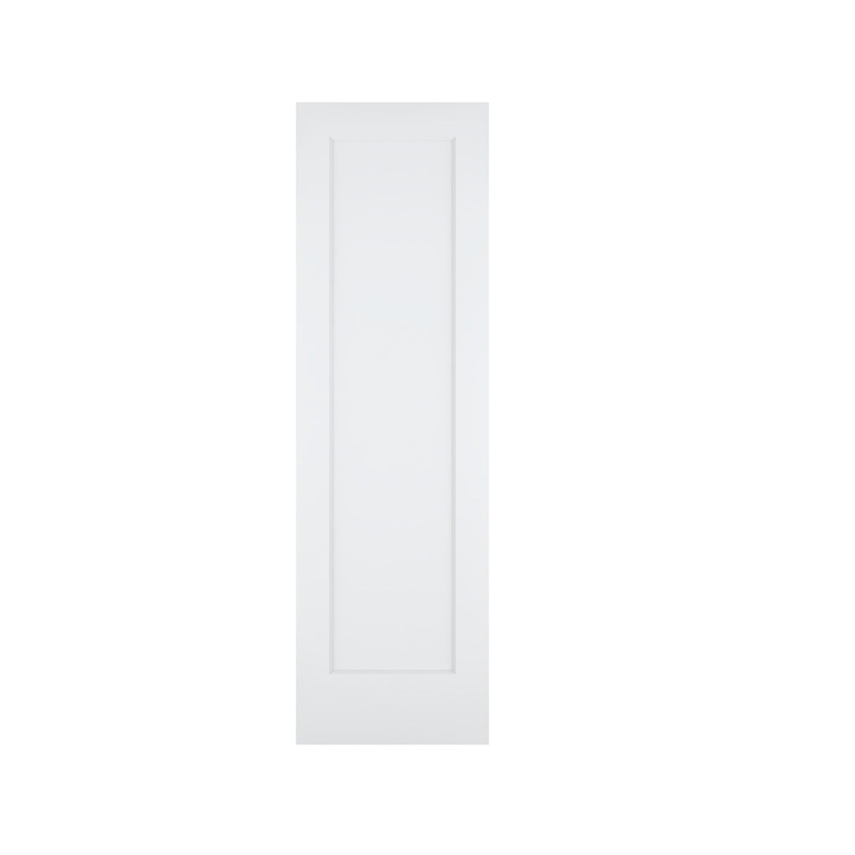 24"x80" 1-Panel Shaker Style White Primed Hollow Core Interior Door Slab F609