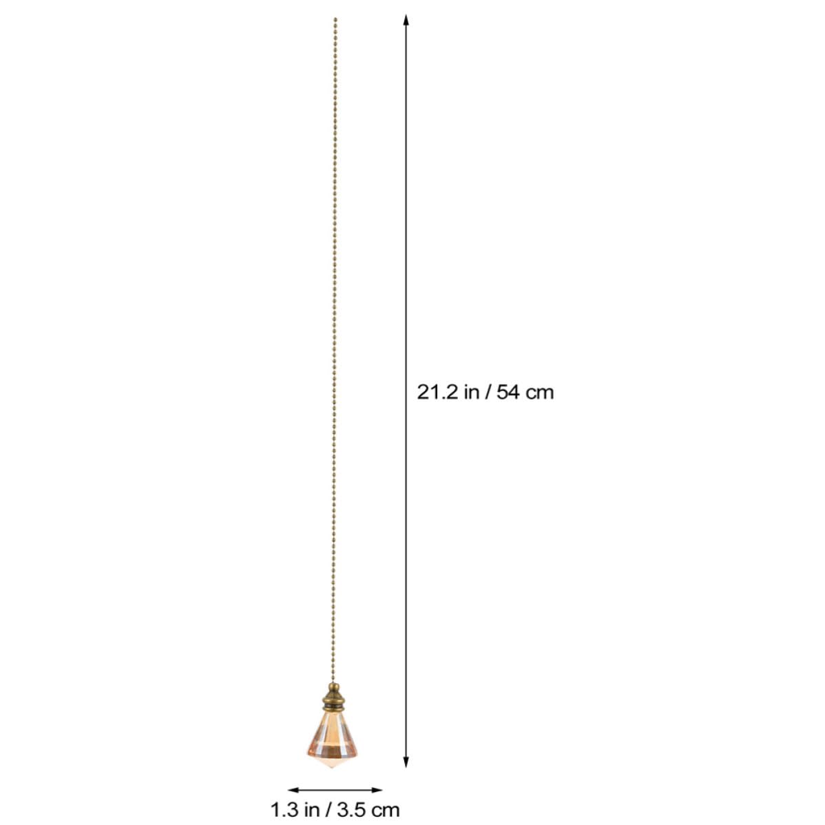Ceiling Fan Pull Chain Crystal Pendant D6475