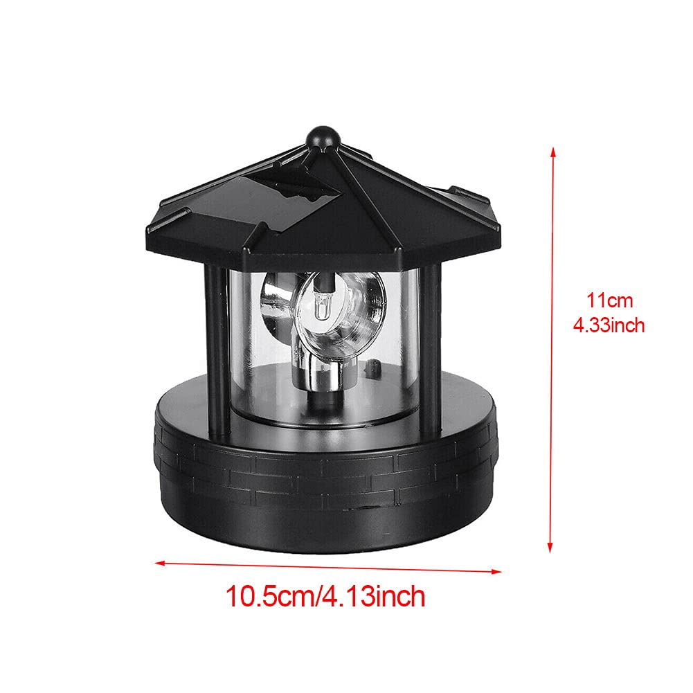 Solar Lighthouse Lamp 360° Rotatable LED IP44 Waterproof N158369