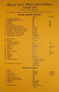 B-29 Superfortress Check List B98026