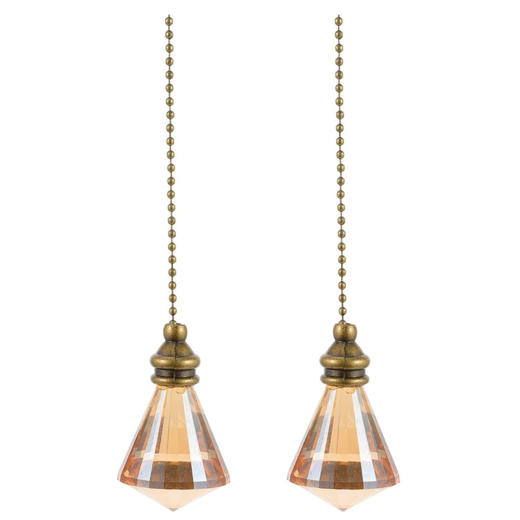 Ceiling Fan Pull Chain Crystal Pendant D6475