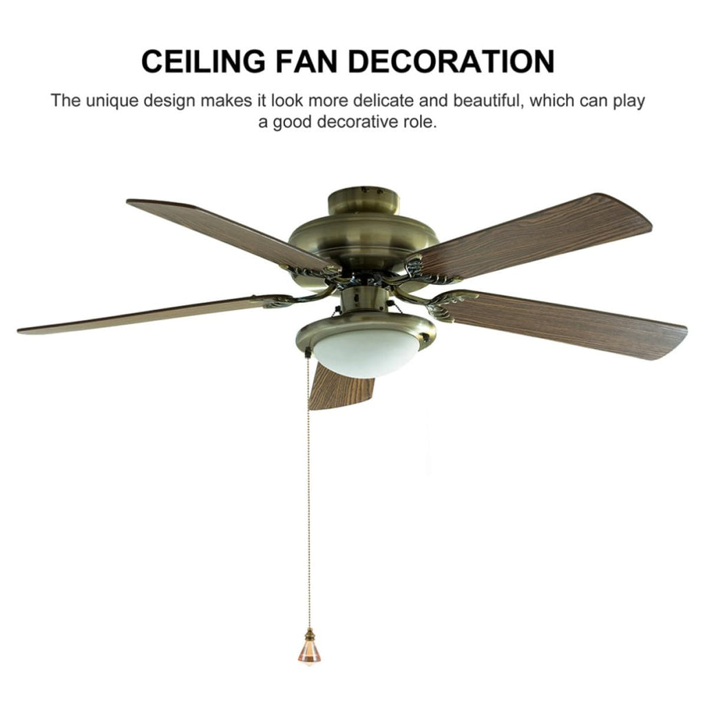 Ceiling Fan Pull Chain Crystal Pendant D6475