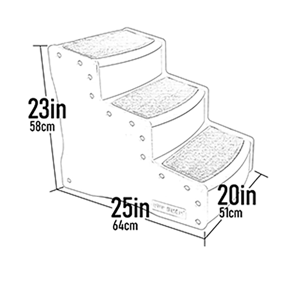 Extra Wide Pet Stairs Y66082