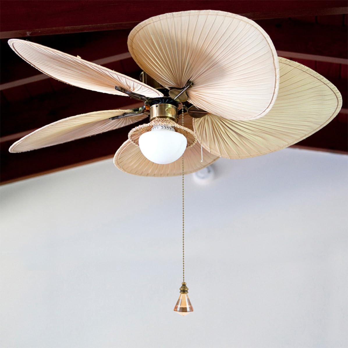 Ceiling Fan Pull Chain Crystal Pendant D6475