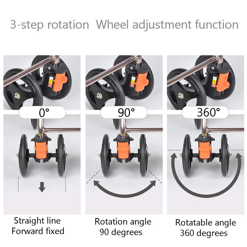 Portable Rollator Walker with Seat F80290
