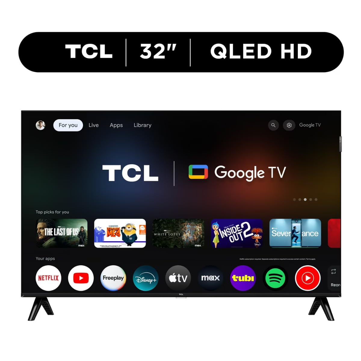 32" QLED Smart TV with Google TV V4330