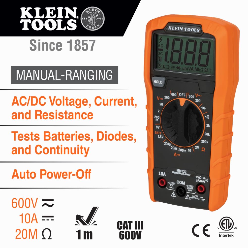 Digital Multimeter Electrical Test Kit with Voltage Tester L772