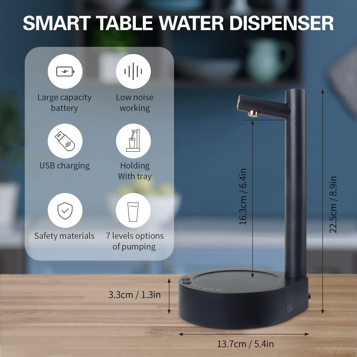 Portable Electric Water Bottle Dispenser S629232