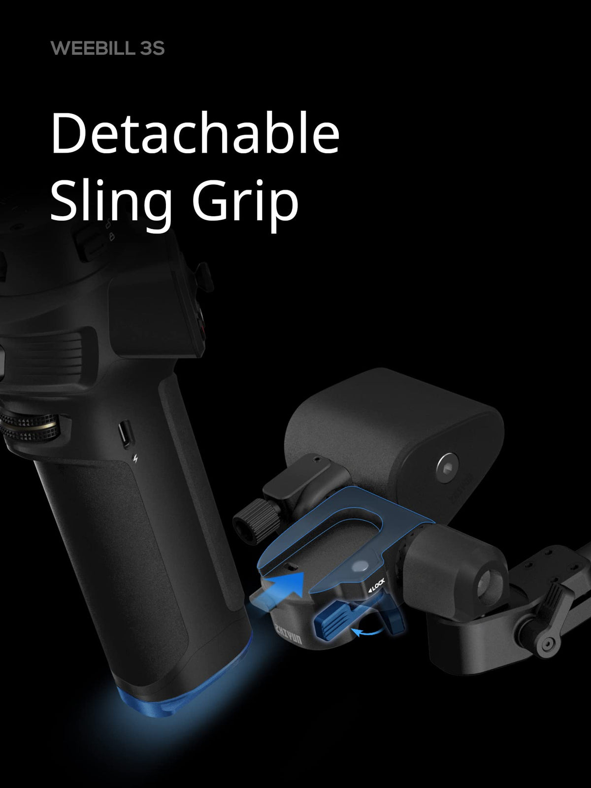 3KG Payload Gimbal Stabilizer with Fill Light L269116