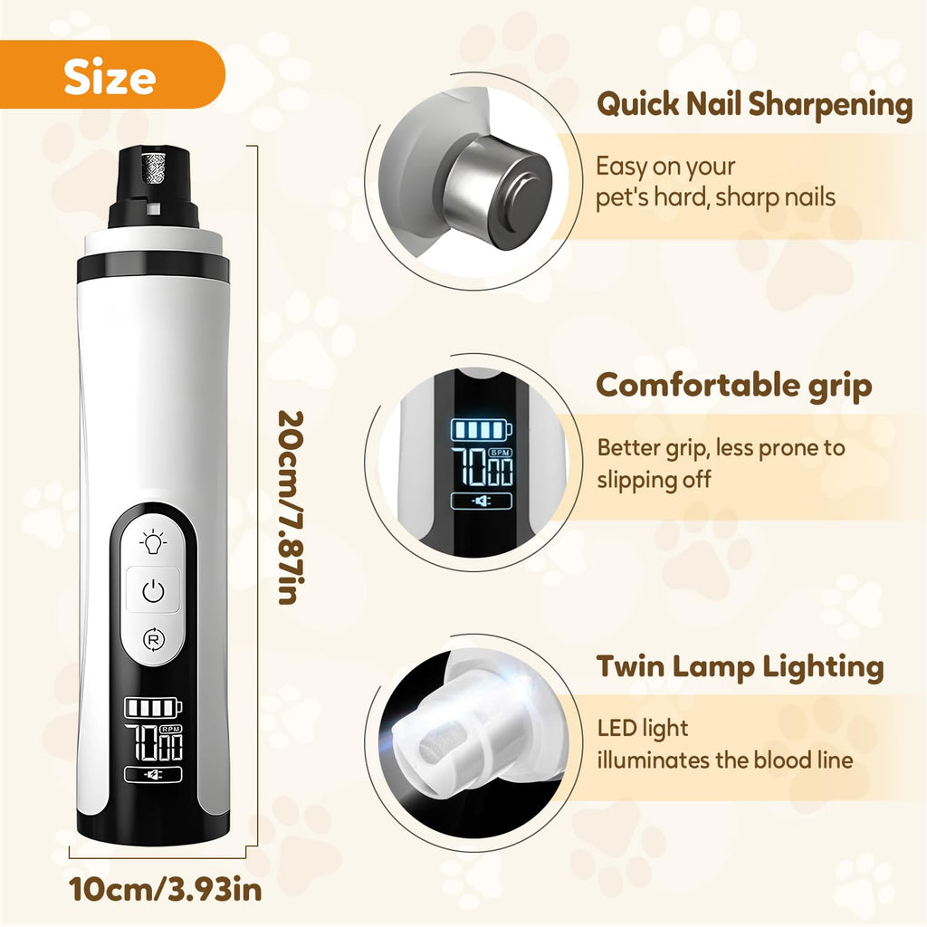 Rechargeable Portable Electric Pet Nail Grinder X614