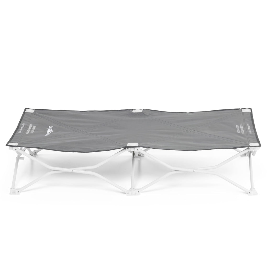Portable Toddler Cot, Foldable Lightweight Travel Bed, Gray B626611