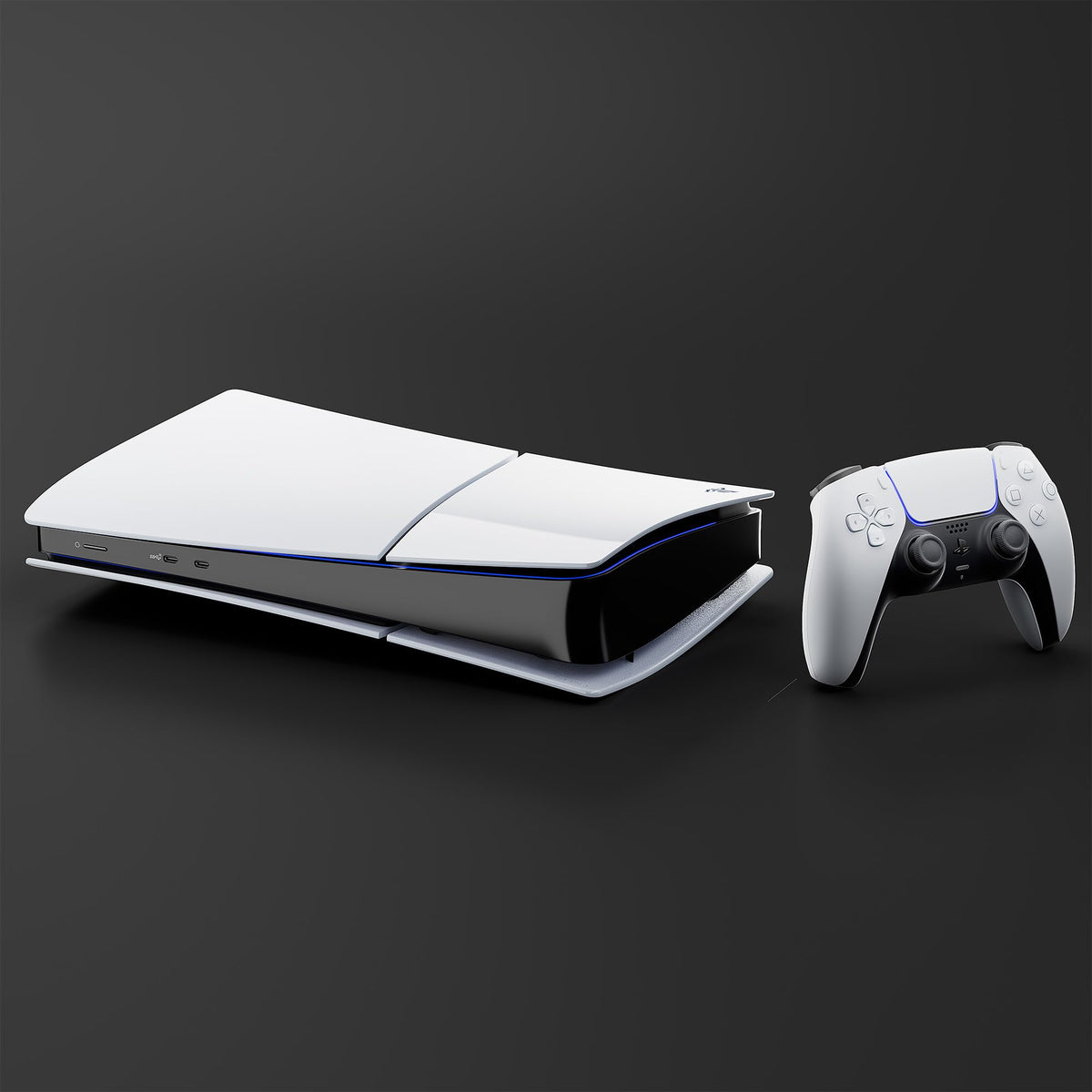 White Slim Digital Edition Gaming Console M98785