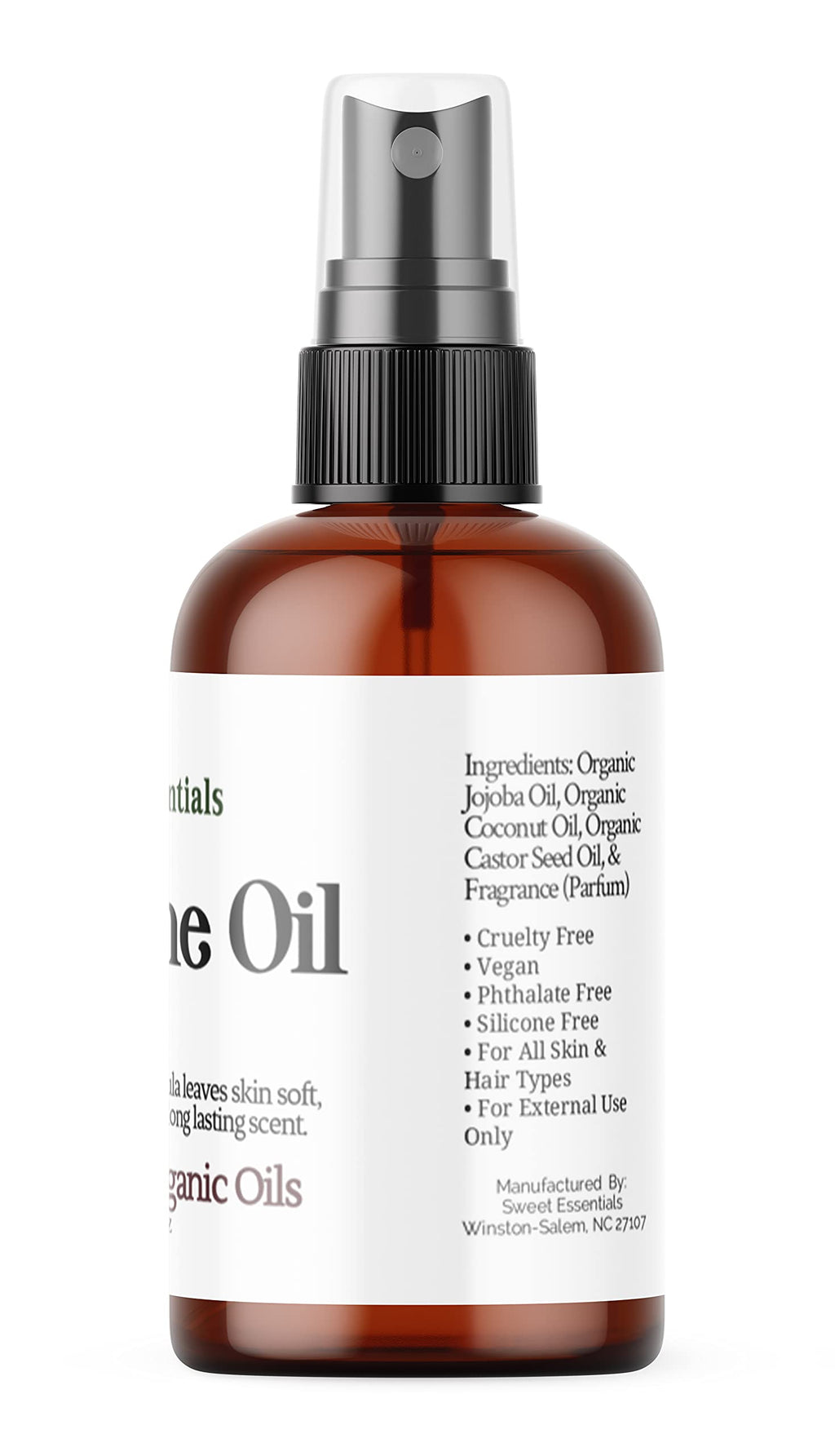 Vanilla Fragrance Oil Hair & Body Spray 4oz F45300