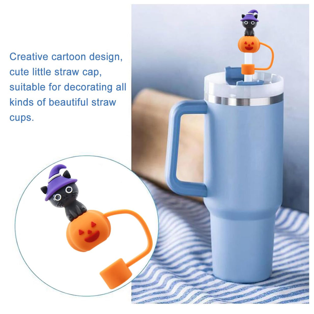 Straw Cover Cap for 30 and 40 Oz Tumbler, 10 mm Reusable Straw Tips Lids M82072