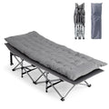 Folding Camping Cot Bed with Mattress and Pillow H157274