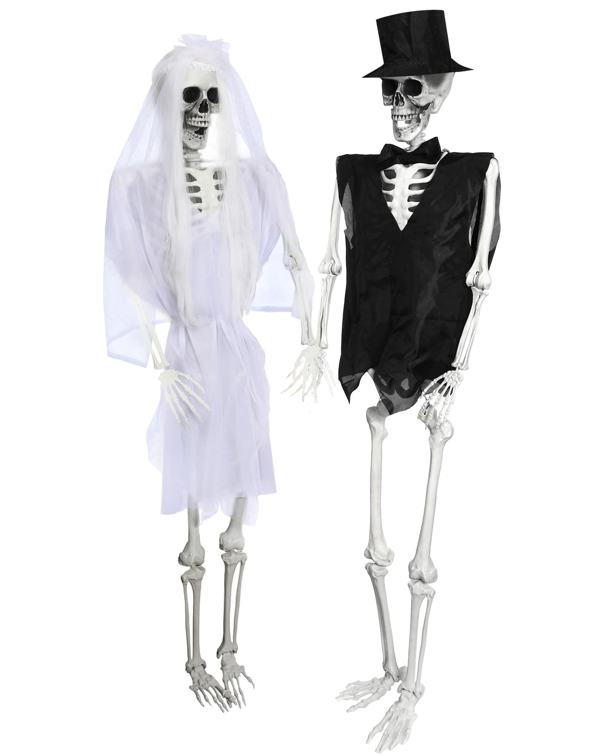 2 Set 5.4 Ft Posable Skeleton Decor A86178