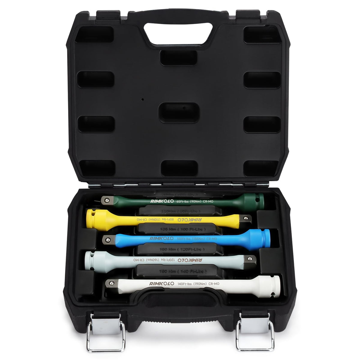 1/2" Drive 5-Piece Impact Torque Limiting Extension Bar Set R34077