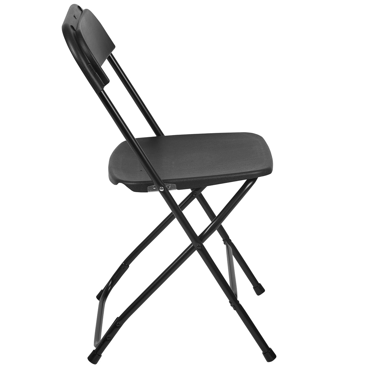 Black Plastic Folding Chair 10-Pack E56901