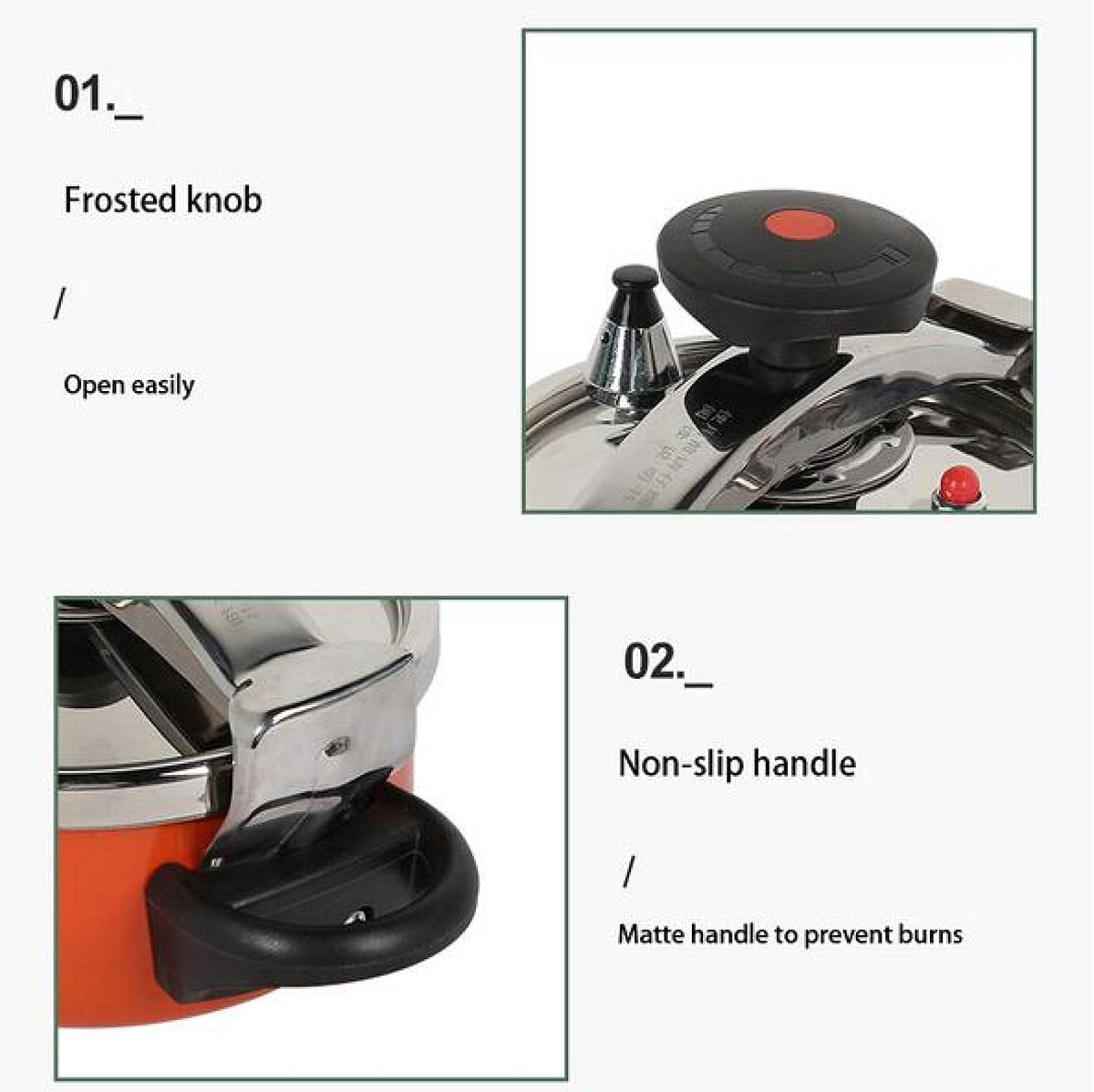 Camping Pressure Cooker Aluminum Alloy 2L W237