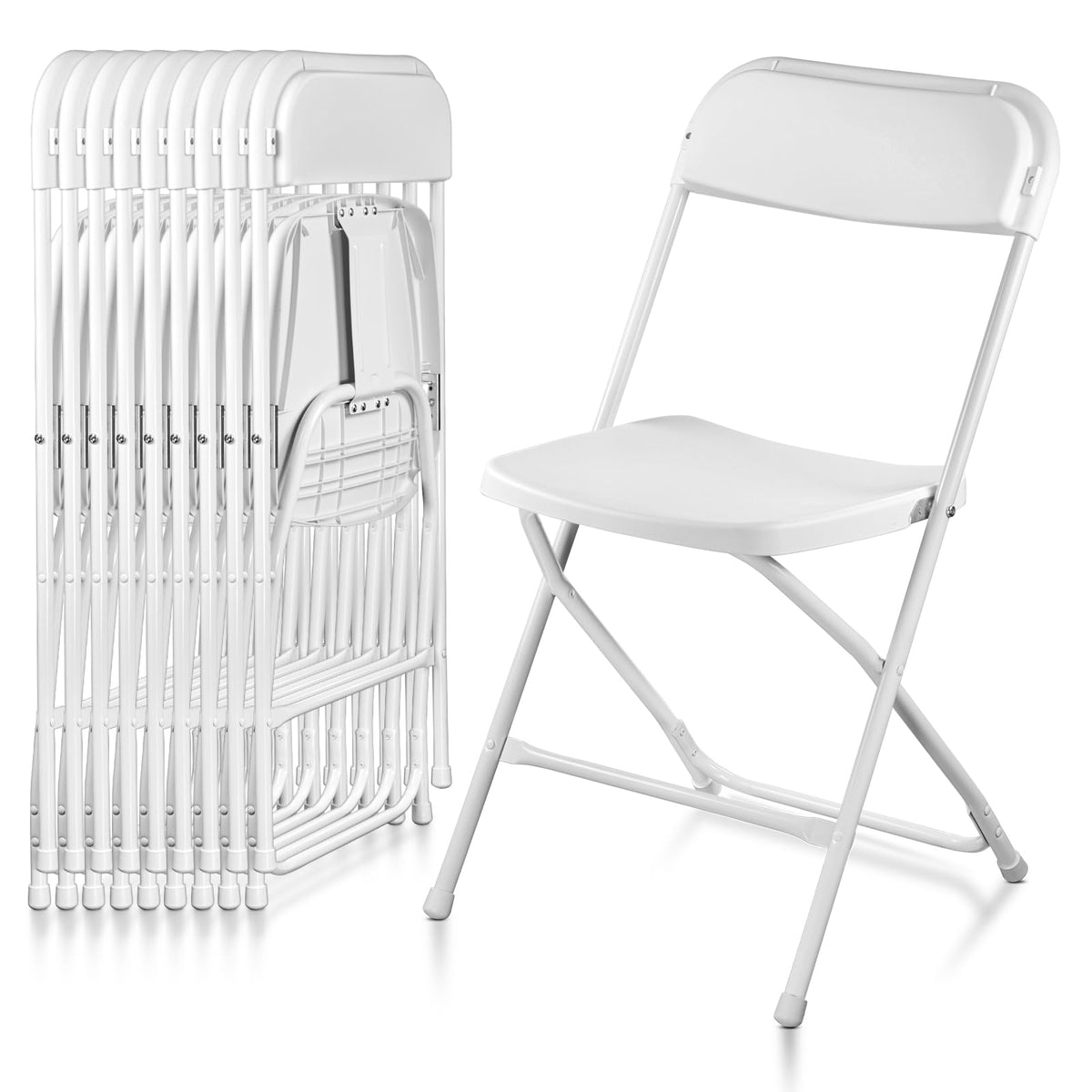 White Folding Chairs F739