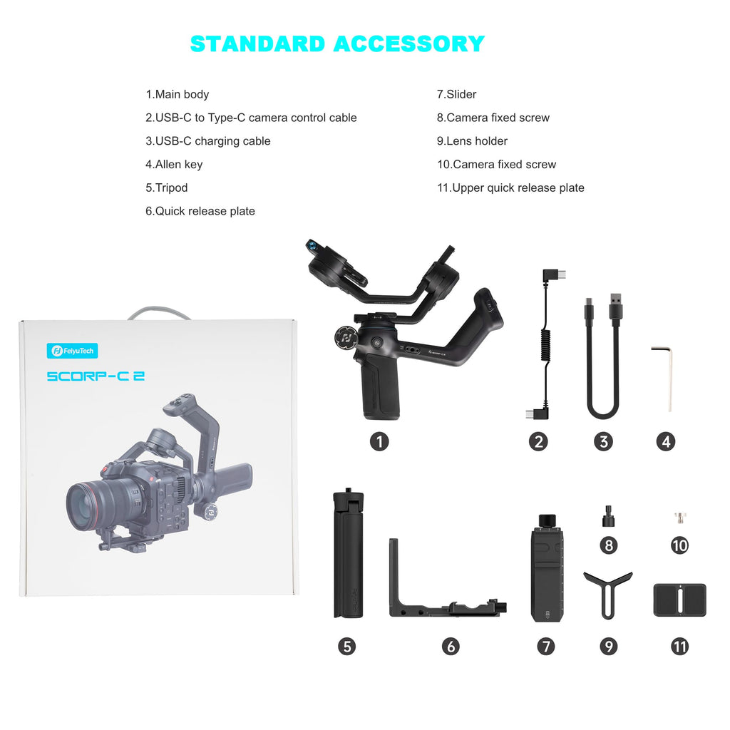 Camera Gimbal Stabilizer C458