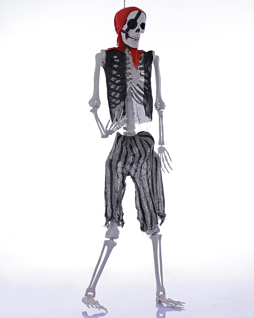 Life Size Pirate Skeleton Halloween Decoration E78334