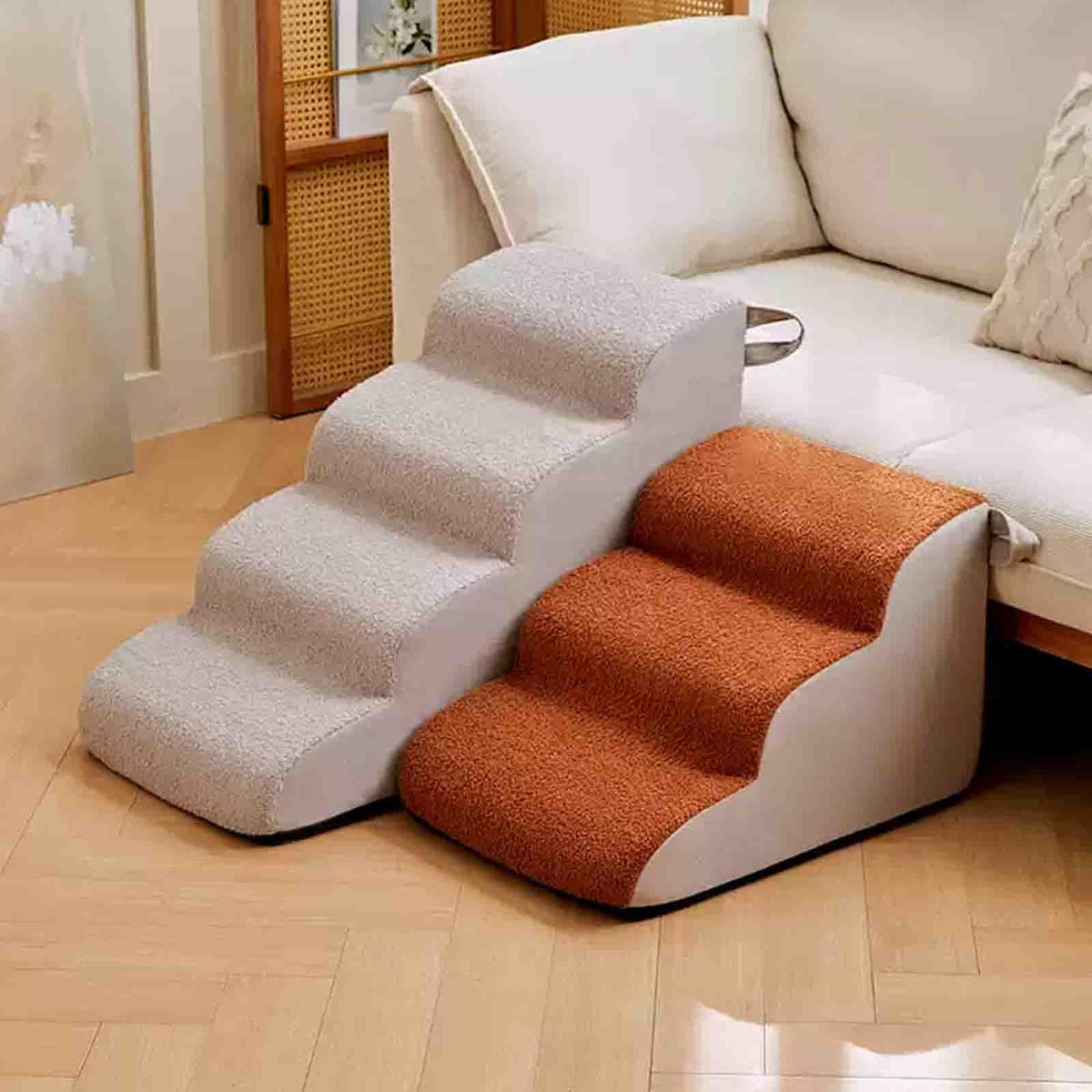 3-Step Non-Slip Dog Stairs with Handle Z69093