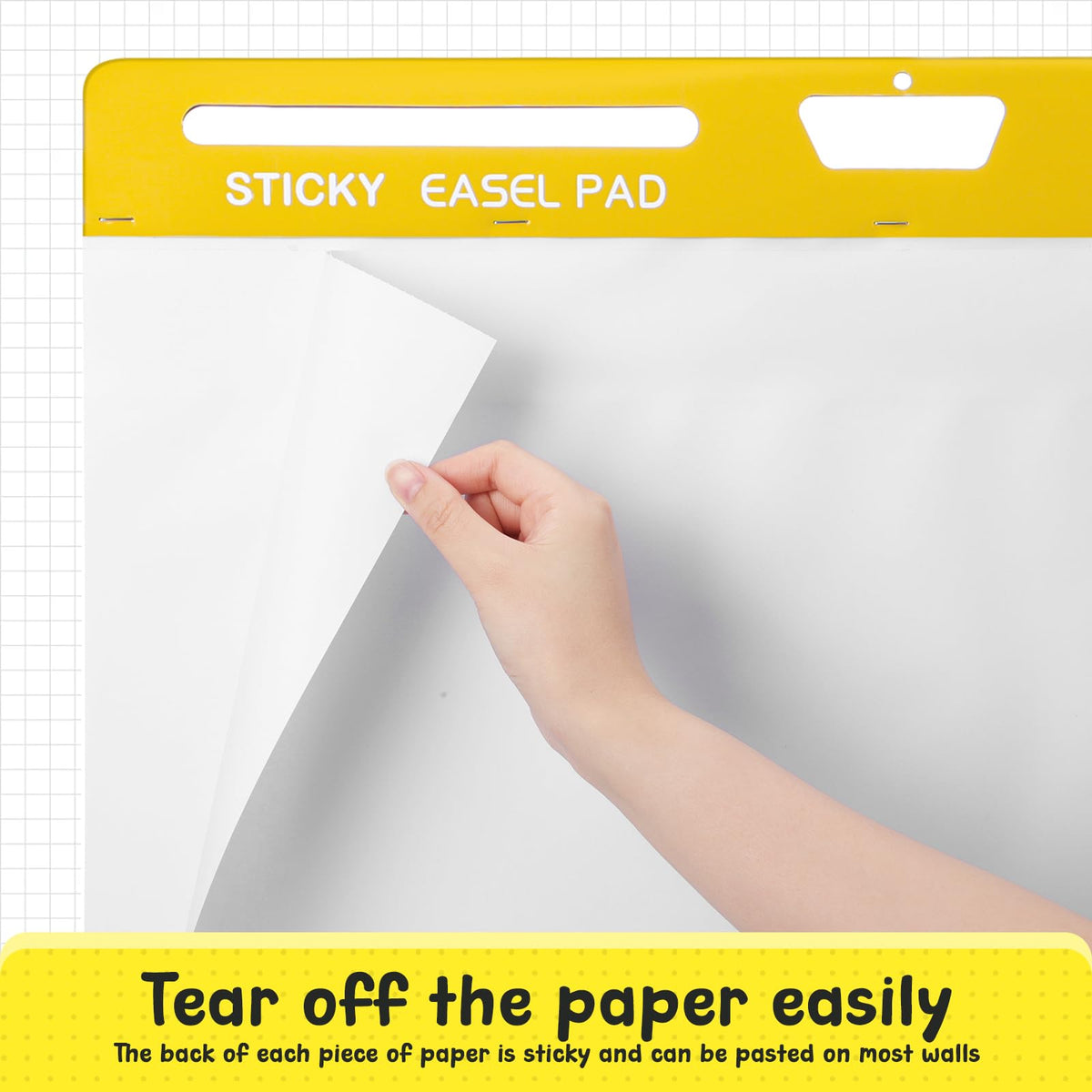Thickened Sticky Easel Pad, 25 x 30 In, 20 Sheets/pad X522175