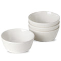 Ceramic Soup Bowls Set of 4, 6.3 inch Microwave Safe White O2451