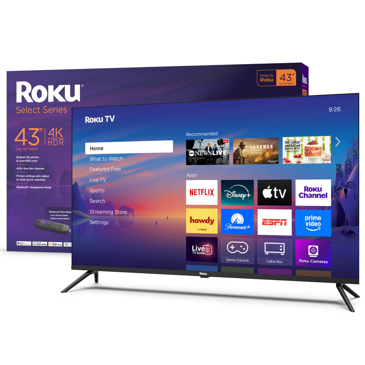 43-Inch 4K HDR LED Smart TV V111227
