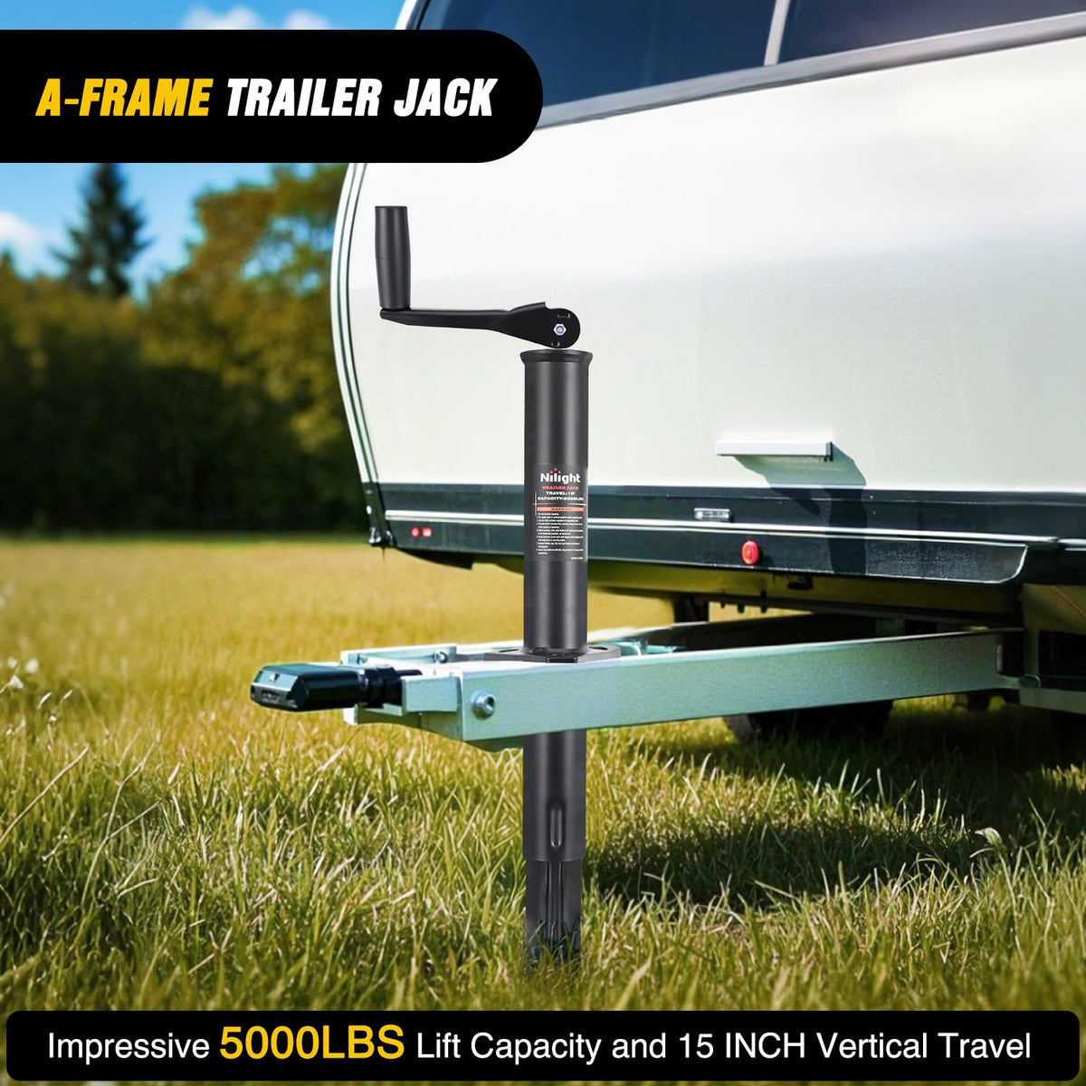 5000 lbs A-Frame Trailer Tongue Jack J47560