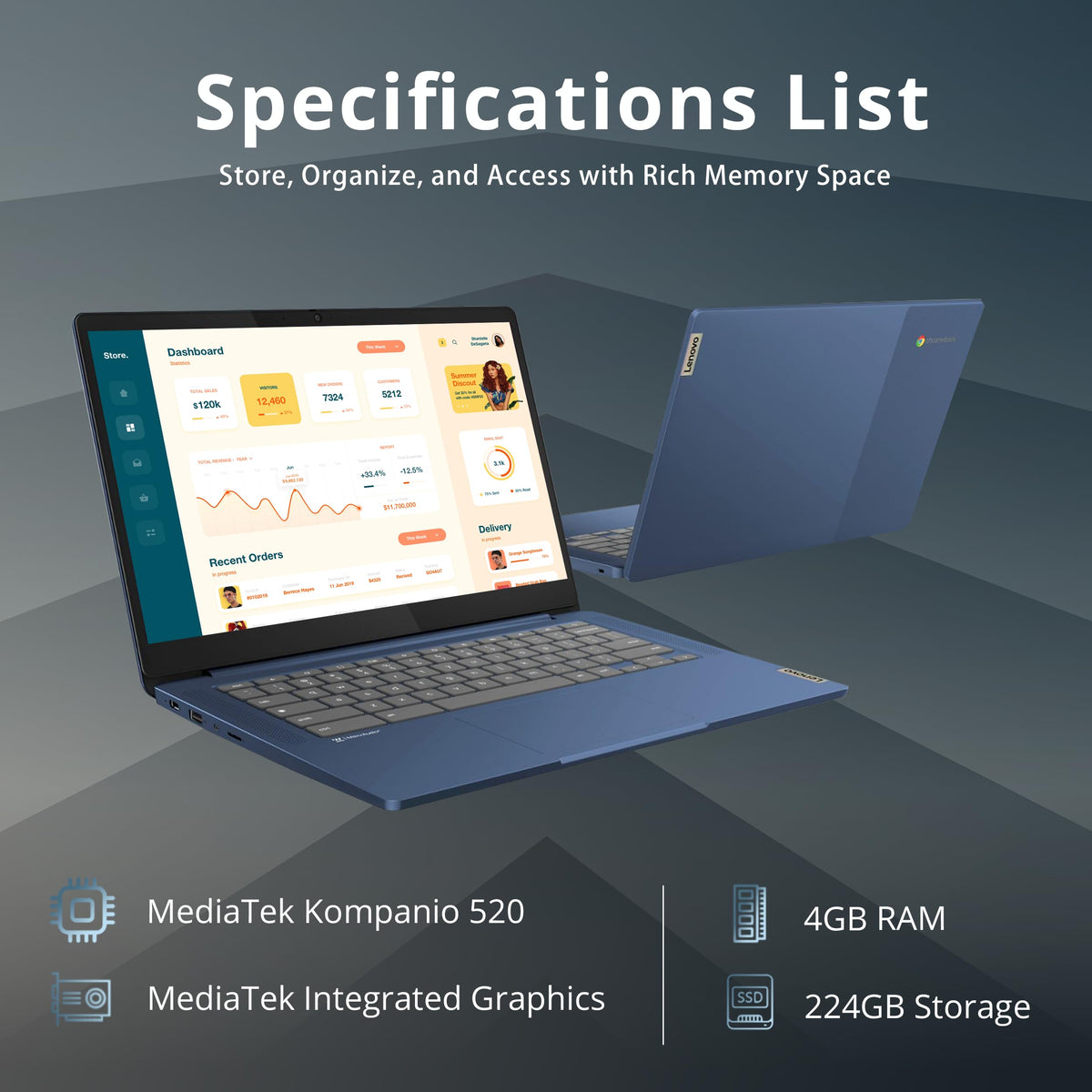 14″ FHD Touchscreen Chromebook V451637