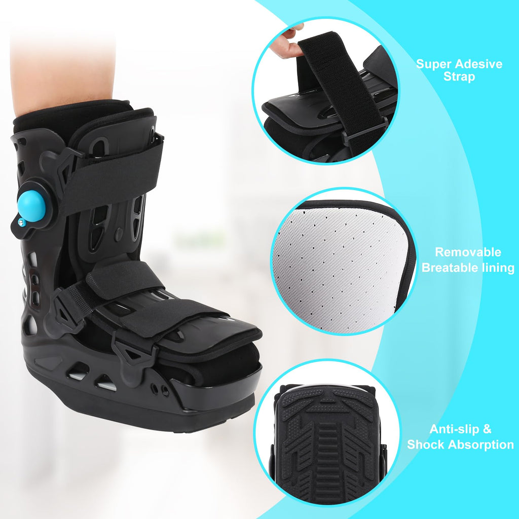 Inflatable Walker Fracture Boot Medical Short Air Cam Walker Brace Small N7508