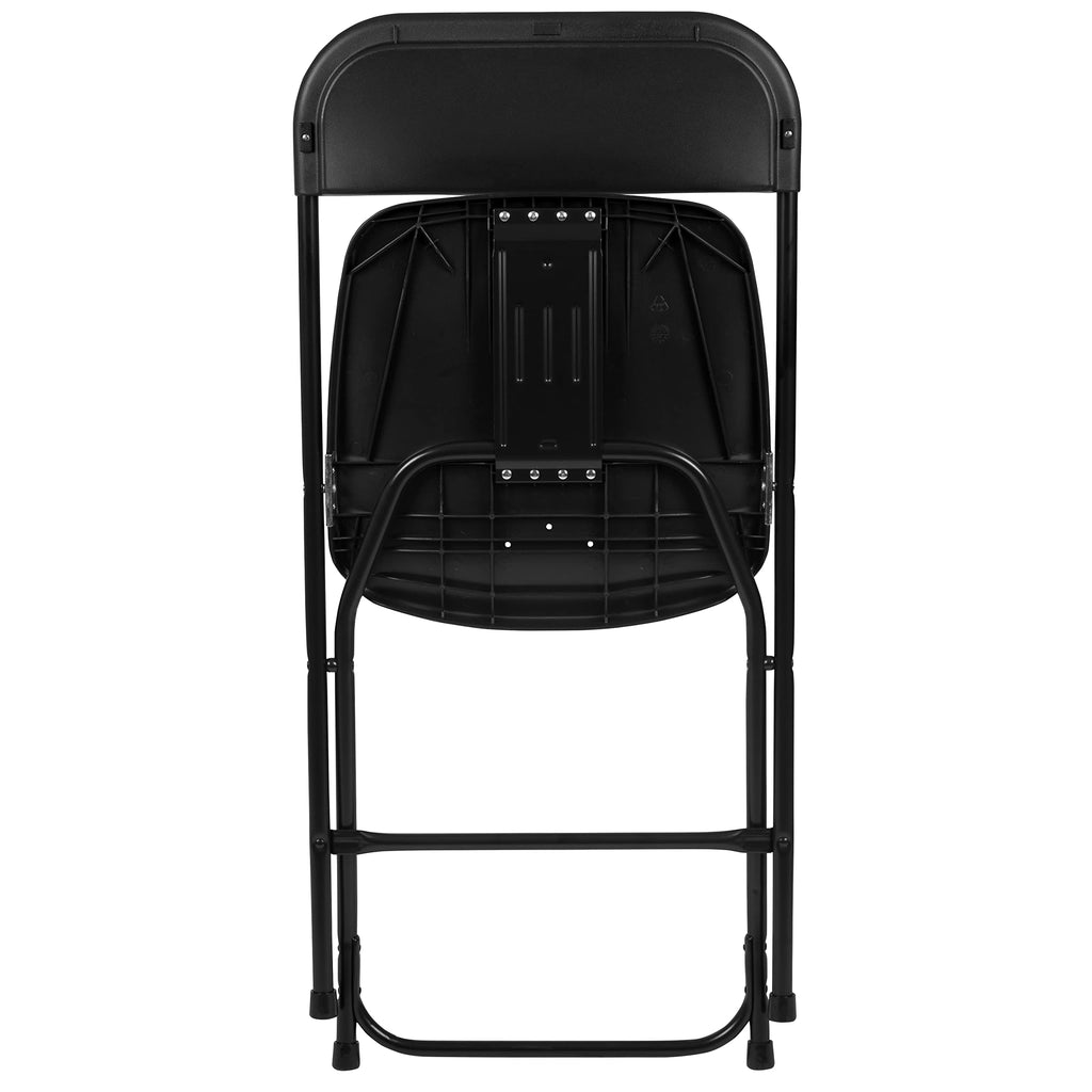 Black Plastic Folding Chair 10-Pack E56901