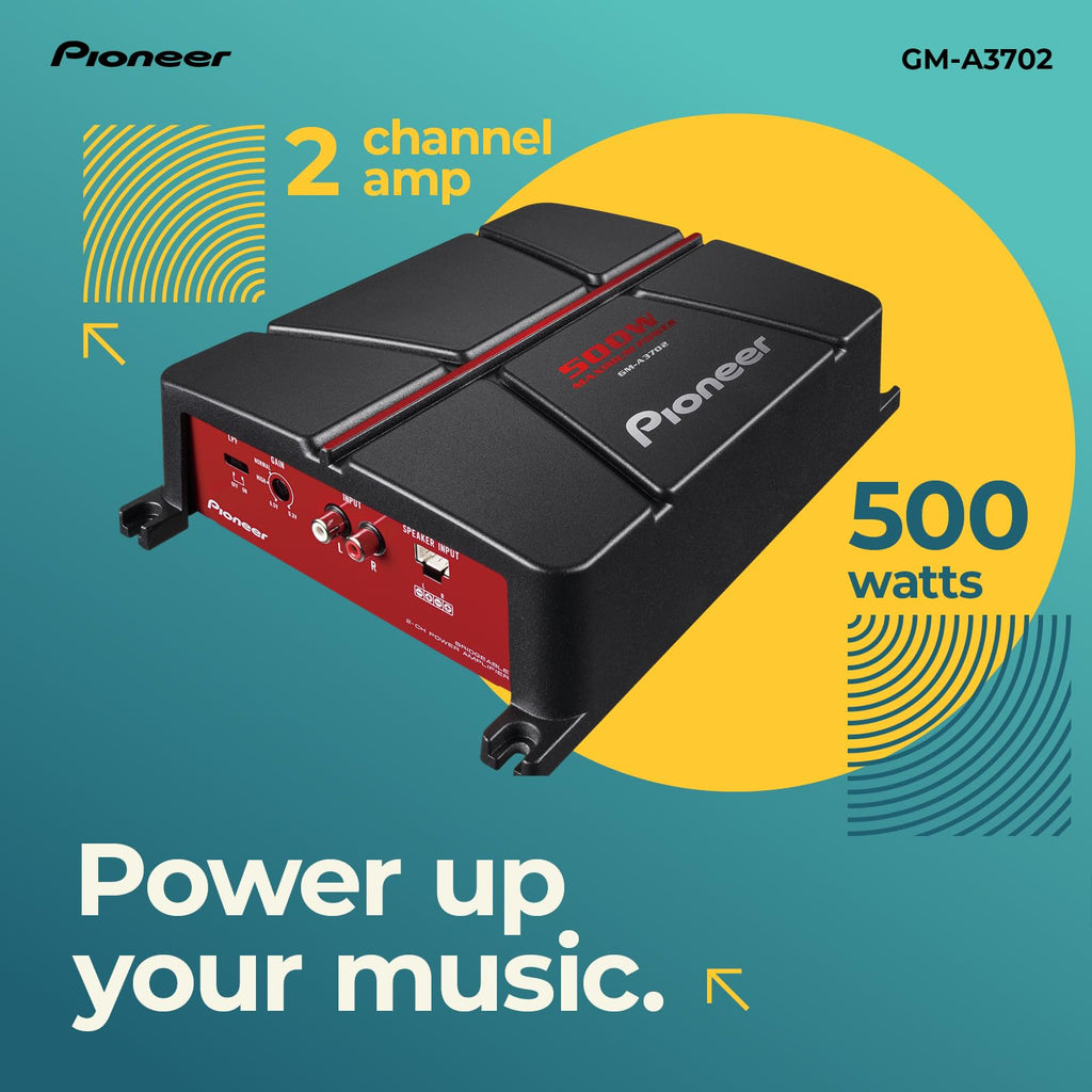500W Max Class AB 2-Channel Car Amplifier Q261