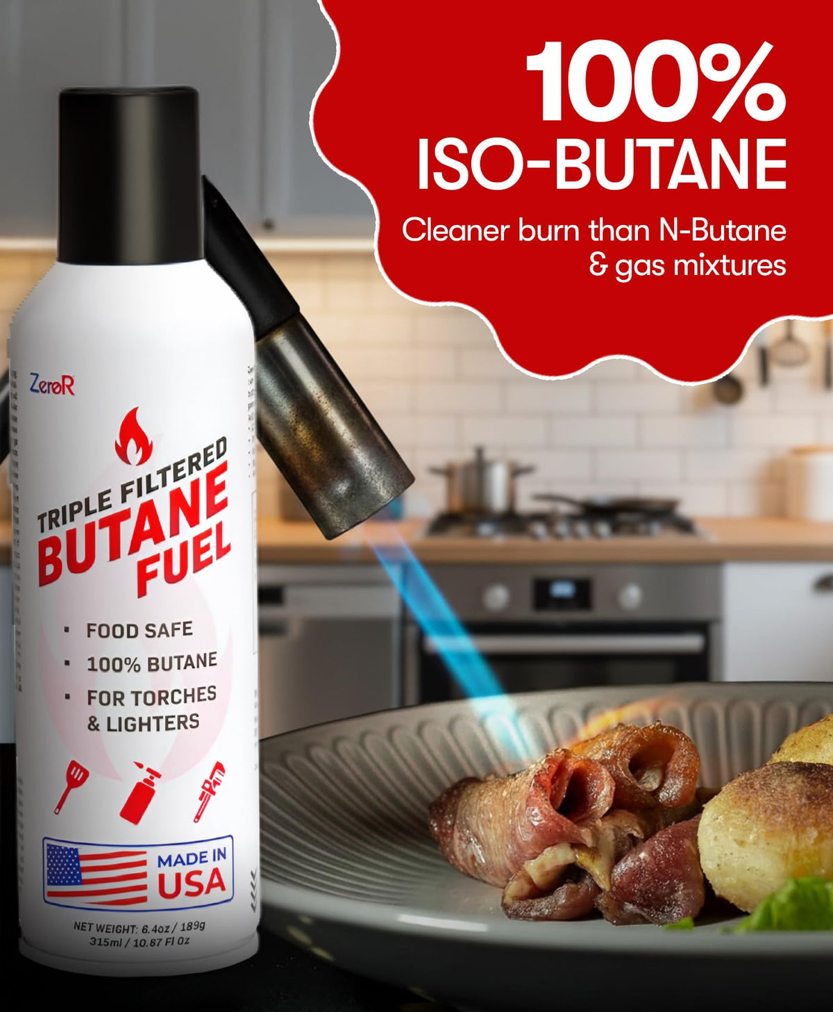 Butane Fuel Refill 10.67 fl oz 12 Cans U8854