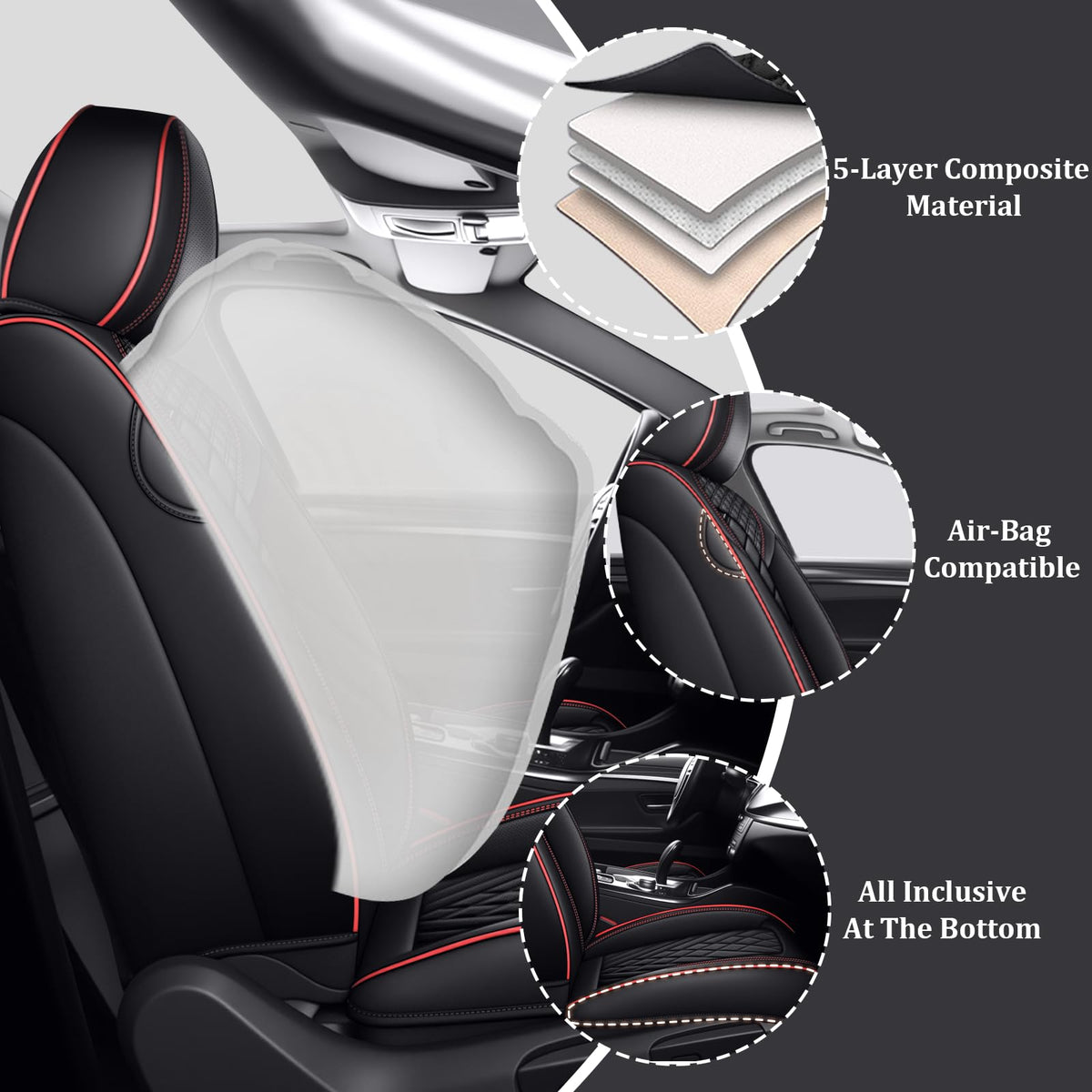 Car Seat Covers Full Set B273