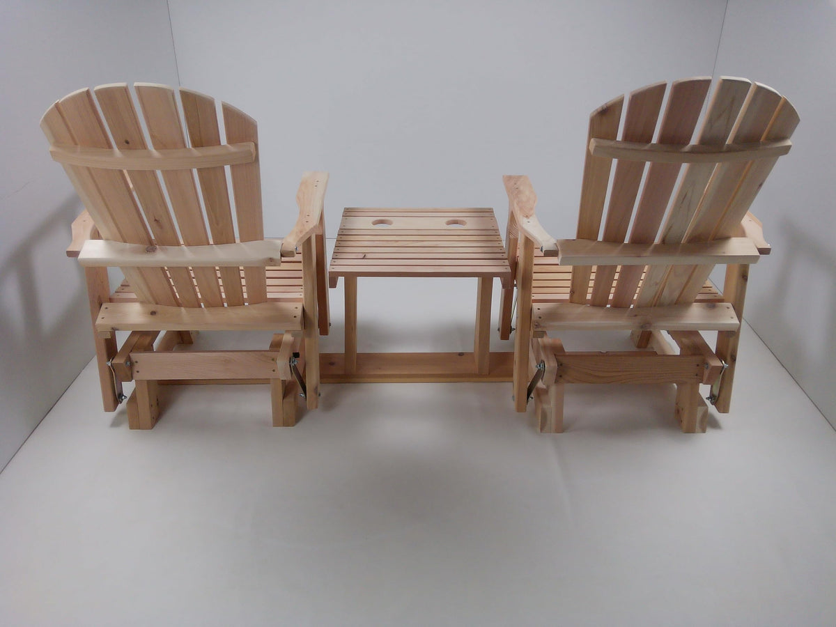 6 Foot Natural Cedar Settee Glider N338