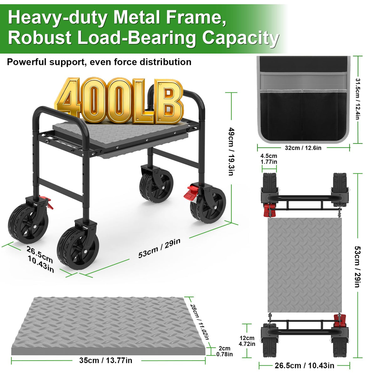 Rolling Garden Kneeler and Seat L964