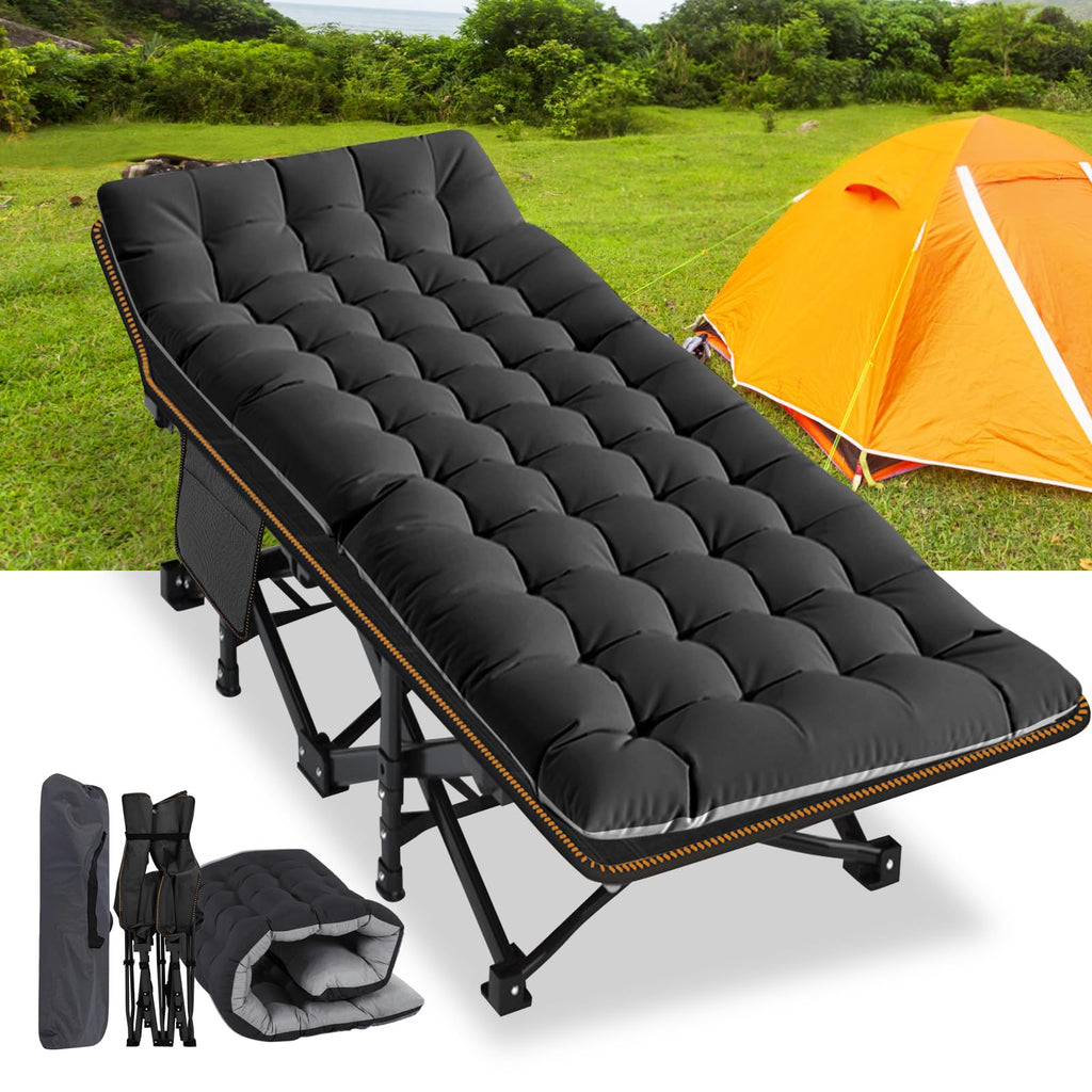 Oversized Folding Camping Cot with Carry Bag Q58648