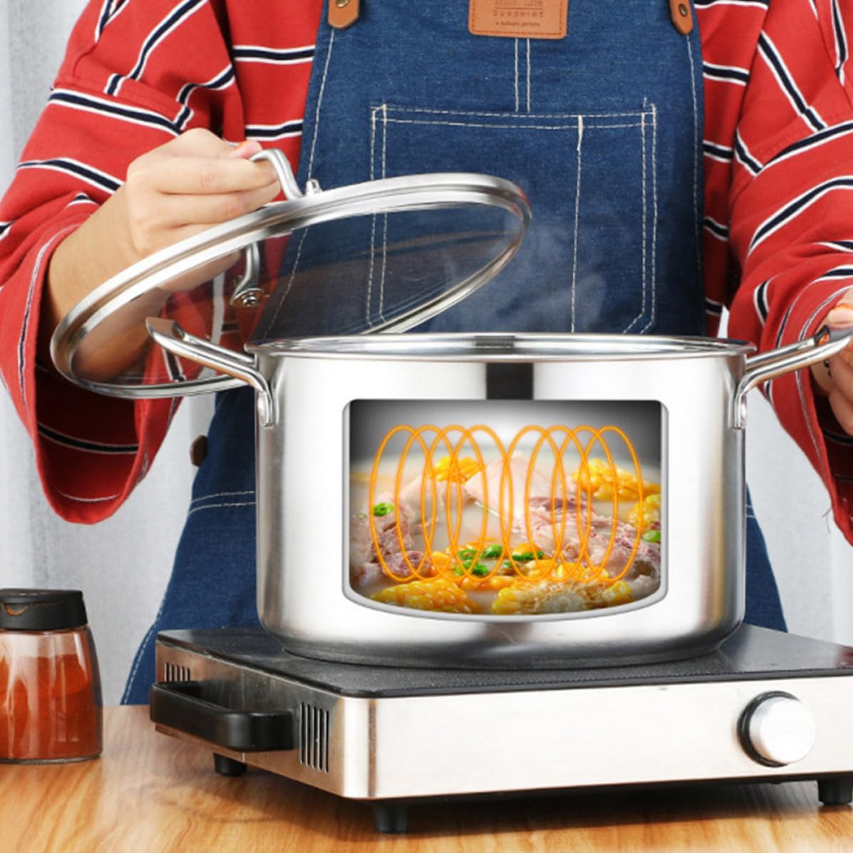 Stainless Steel Stockpot B8497