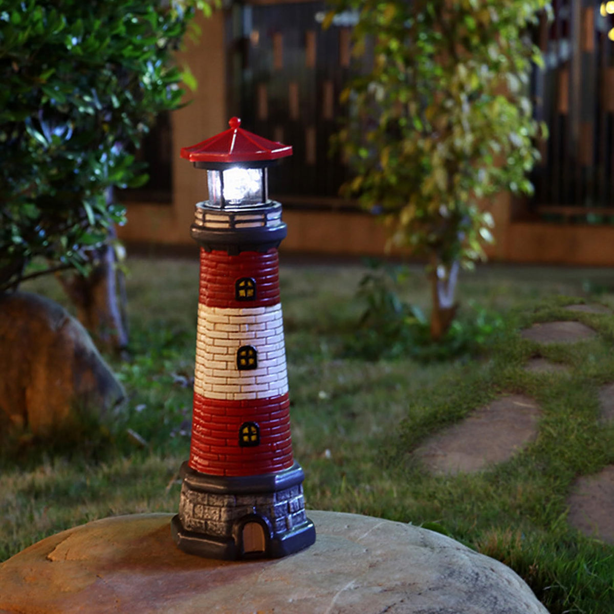 Waterproof Rotating LED Lighthouse Lamp D6703
