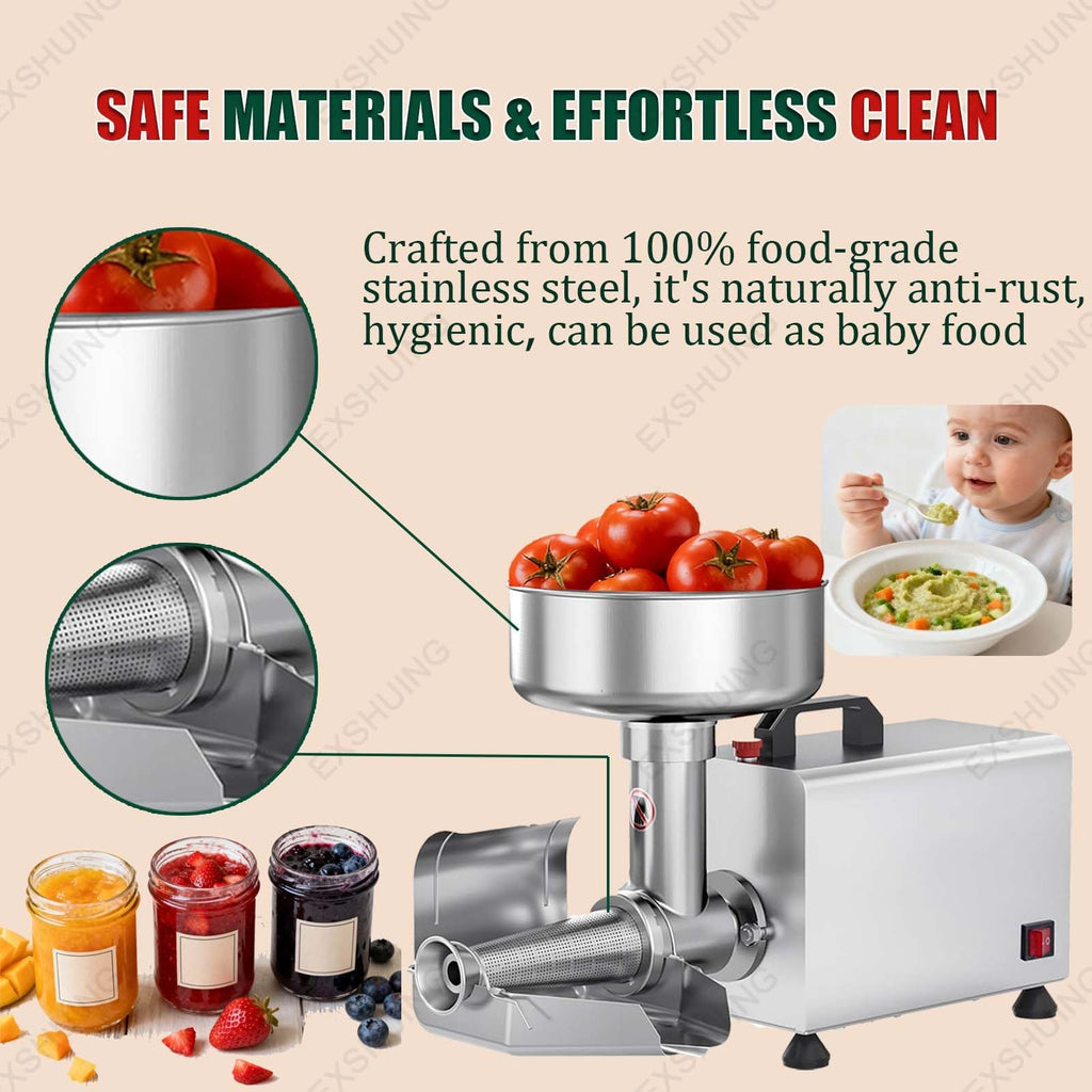 450w Electric Tomato Strainer With Automatic Pulp Separator I370