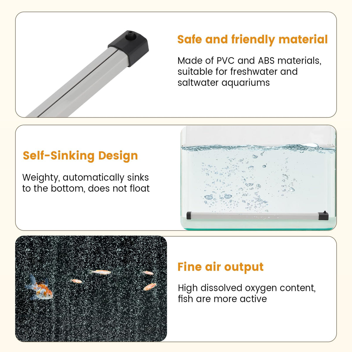 Aquarium Bubble Strip Air Stone Kit N2308
