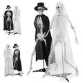 Halloween Skeleton Decor, 5.4 ft Posable L816861