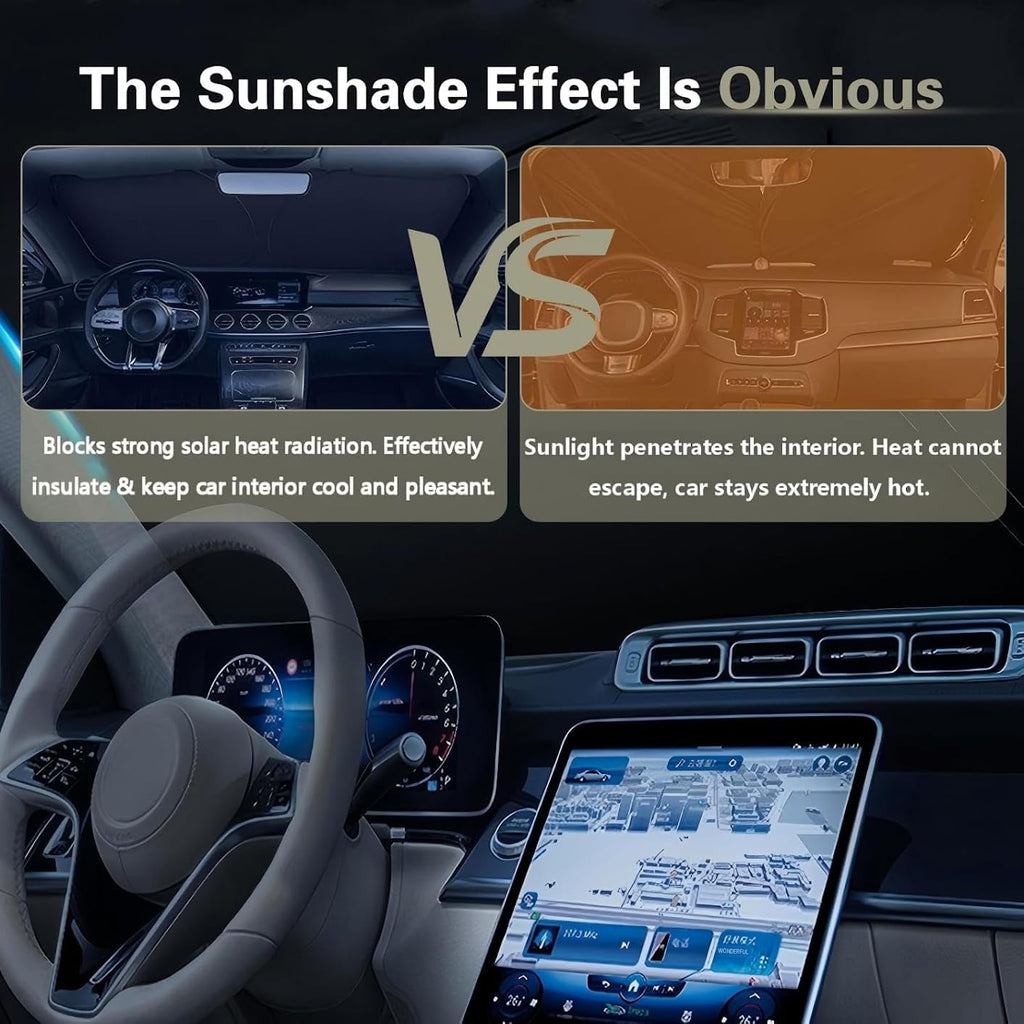 Car Windshield Sun Shade Graphene UV Protection Q95169