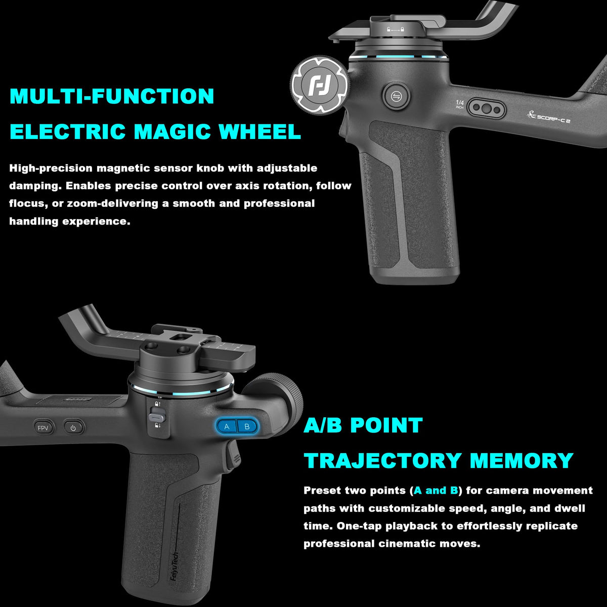 Camera Gimbal Stabilizer C458