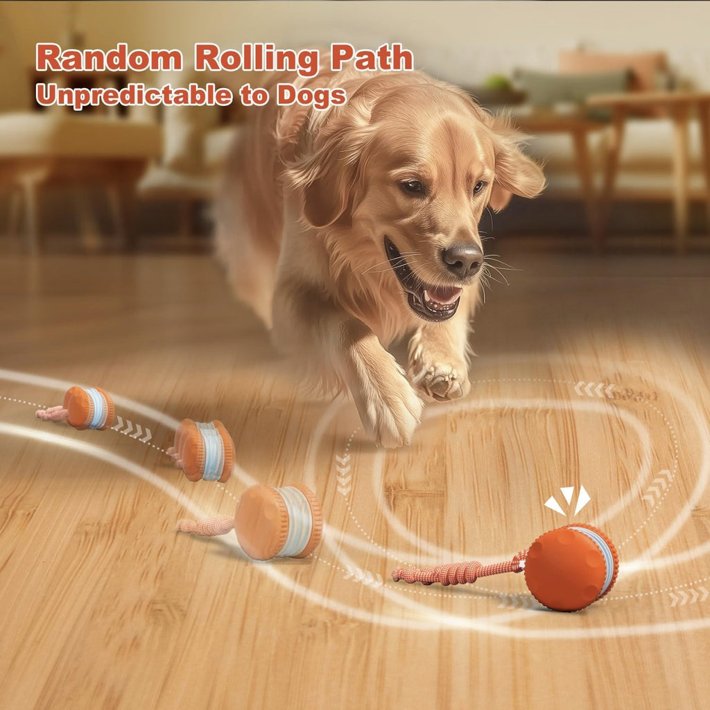 Electric Moving Dog Ball with Rope N32533